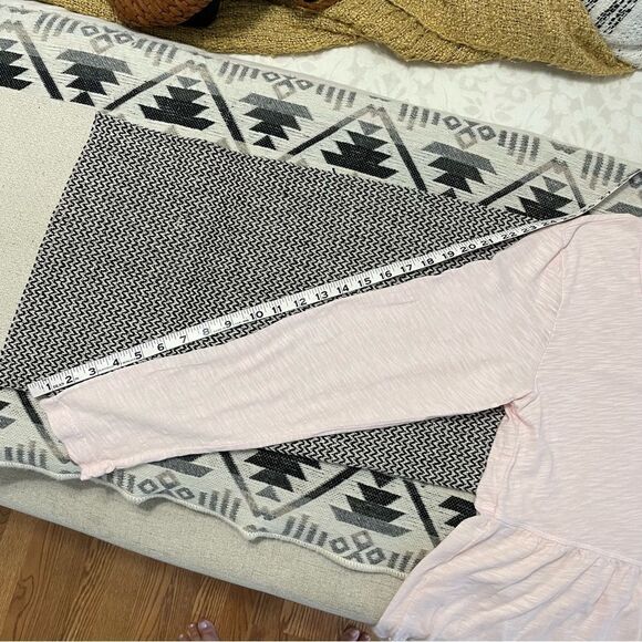 Wilt Pale Pink Long Sleeve V-neck Midi
T-Shirt Dress Sz M - Picture 6 of 8